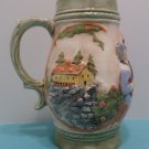 Ceramic Beer Stein Mug Hand Painted by Betty Buck 1975