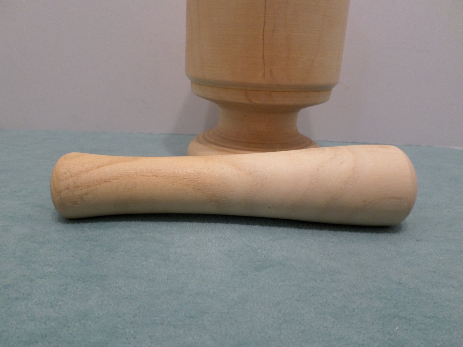 Antique Mortar and Pestle Wooden by Bene Casa Made in Italy