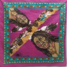 Vintage Bandana Scarf Do Rag Springs Buffalo Roams Arvale Rogers Made in USA