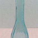 Flower Vase Aqua Blue Glass