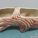Log Planter Art Pottery Numbered 969 Vintage