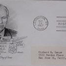 1967 First Day Cover Prominent American General George C. Marshall