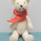 Vintage Teddy Bear Cream Color Fully Jointed