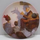 1987 Collector Plate The Shadow Artist by Norman Rockwell Heritage Collection