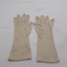 Women's Gloves Wedding Prom Party Beige size Small go Half way up arm Vintage