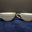 Two Noritake China Taryn Pattern 5912 Coffee Cups made in Japan