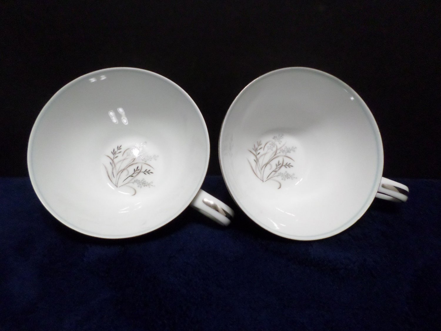 Two Noritake China Taryn Pattern 5912 Coffee Cups made in Japan