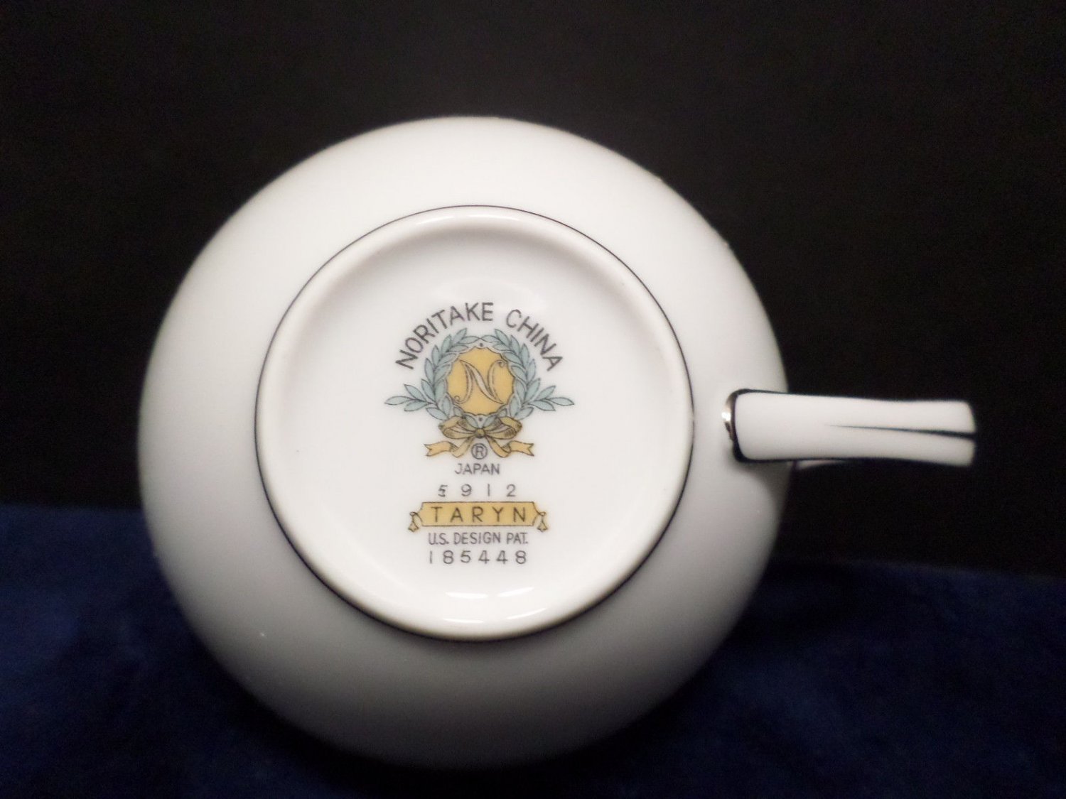 Two Noritake China Taryn Pattern 5912 Coffee Cups made in Japan