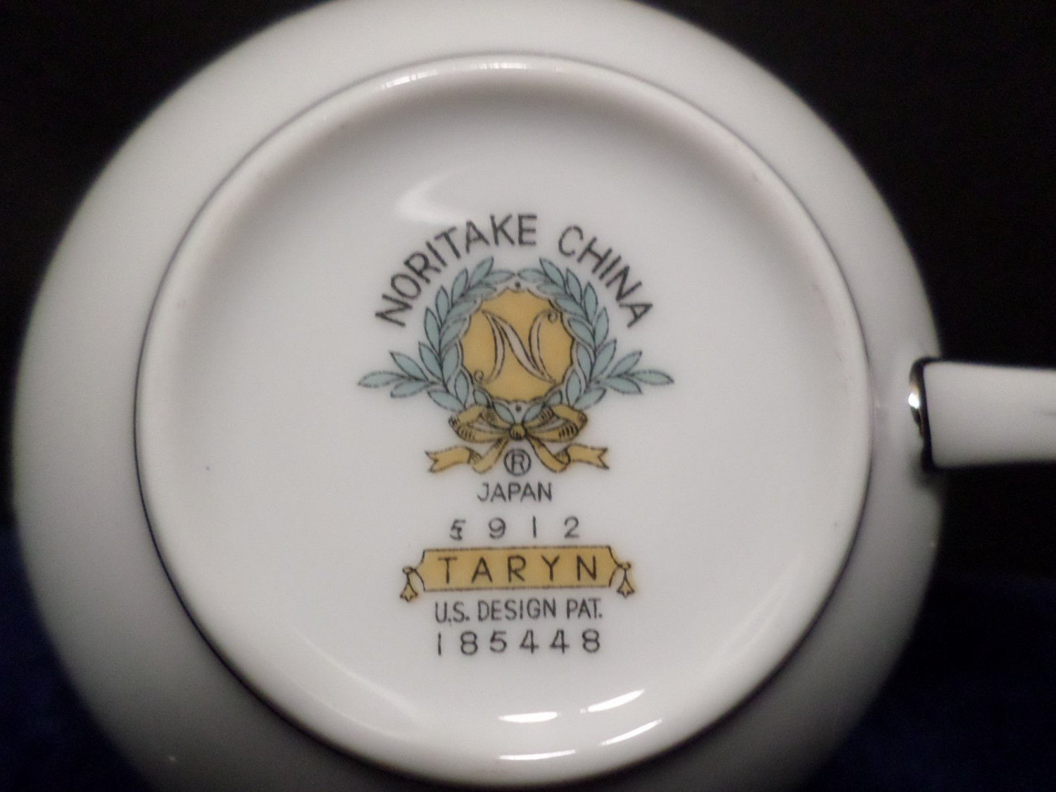 Two Noritake China Taryn Pattern 5912 Coffee Cups made in Japan