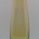 Flower Vase Tall Honey Colored Glass Vintage