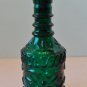 Jim Beam Liquor Decanter Bottle with Stopper Emerald Green Glass
