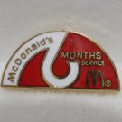 Collector Pin McDonalds 2 Months of Service
