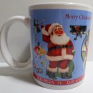 Collector Coffee Mug 2006 Christmas Rick's Drive In & Out Uptown Whittier