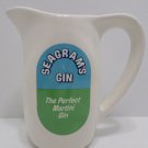 Pitcher or Jug Seagrams Gin Advertising