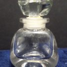 Vintage Perfume Bottle Clear Crystal Made in France