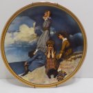 1983 Collector Plate Waiting on Shore by Norman Rockwell  #3886AA