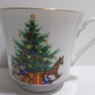 Christmas Collector Coffee Mug Cup Christmas Tree with Gifts Underneath