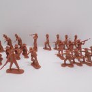 21 Plastic Toy Cowboys made in China