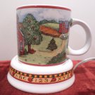 Collector Mug and Warmer by Susan Winget from School Days Desk Collection NIB