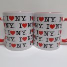 Collector Coffee Mug Cups I Love New York by City Merchandise 2 Cups