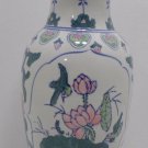 Flower Vase Porcelain Pink Floral Design Large Vintage Made in China