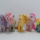 1982 My Little Ponies Hasbro 5 pcs made in Hong Kong