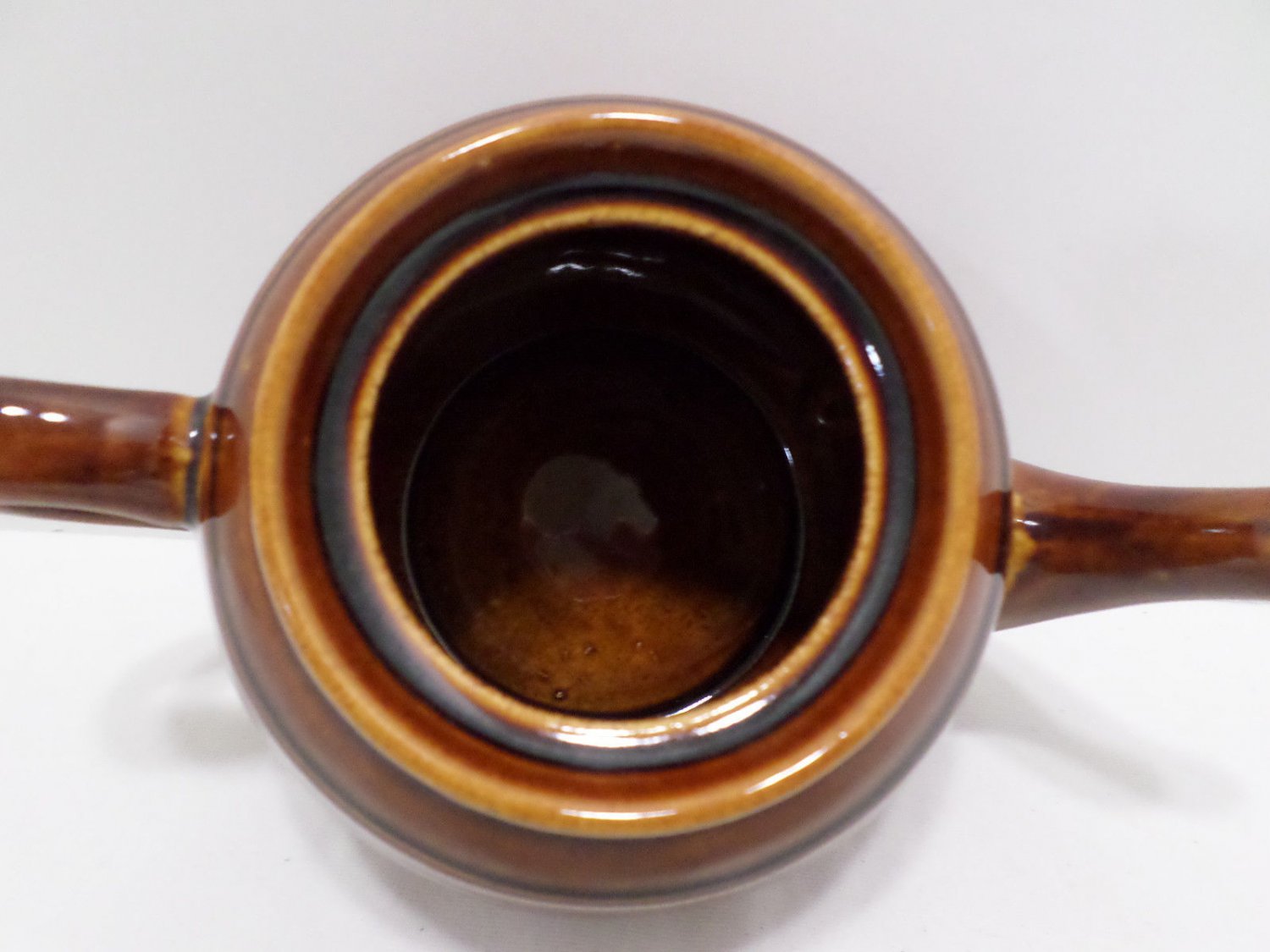 Vintage Teapot Brown Porcelain Made in China