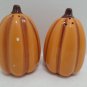 Salt and Pepper shakers Ceramic Pumpkins Thanksgiving Fall Halloween