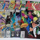 Avengers West Coast 1989 #19 #52, 1990 #54, 1991 #67 #68, 1993 #97 Marvel Comics