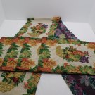 Place Mats & Table Runner Set Tapestry 5 Pc Fall Autumn Thanksgiving Leaves
