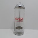 Coca Cola Straw Holder 1992 Clear Glass