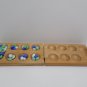 Mancala Board Game Solid Wood Folding Board