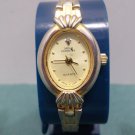 Womens Quartz Wristwatch Gold Tone Metal Japan Movement Sarah Coventry