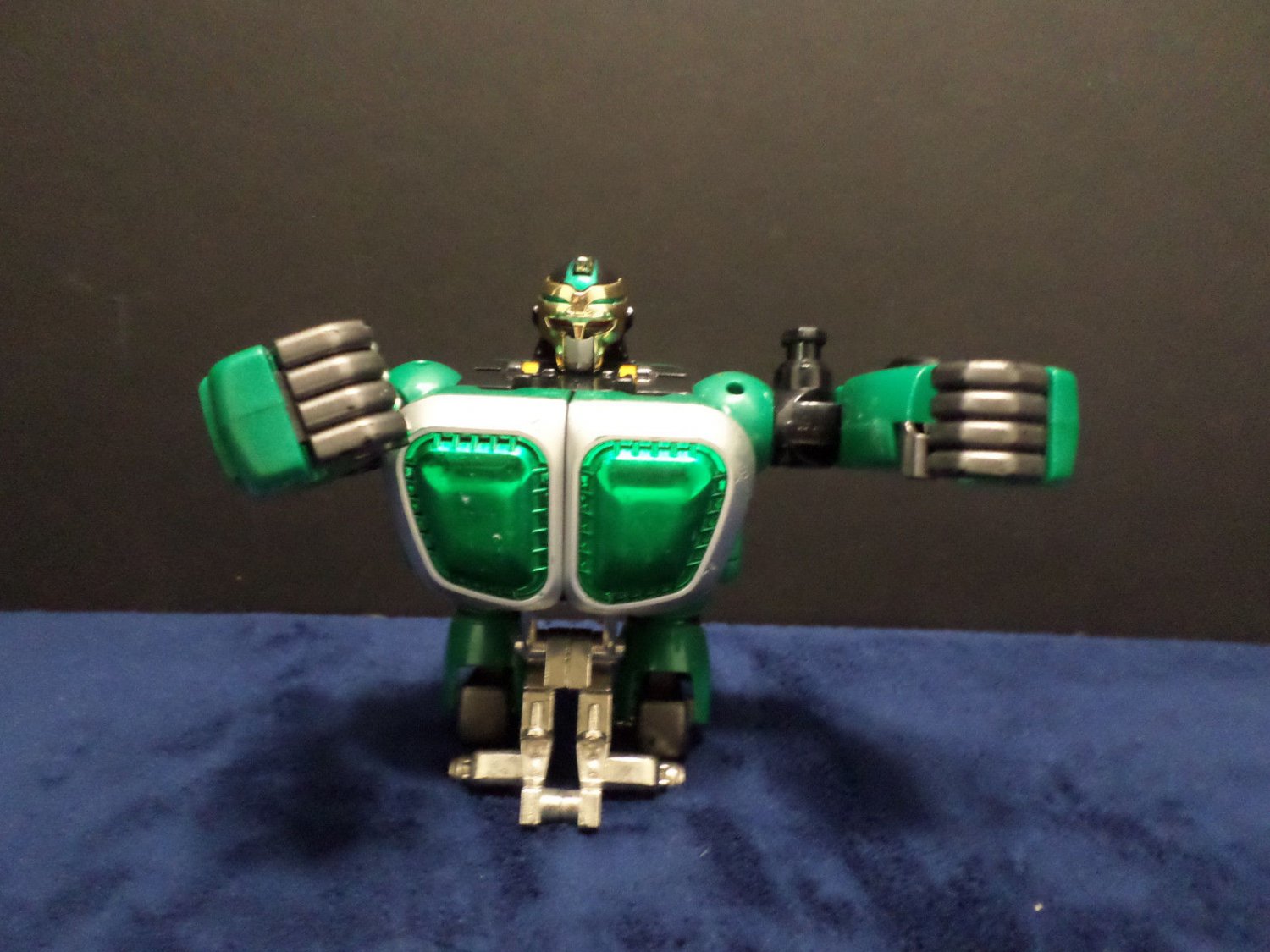 Green Transformer Robot Action Figure