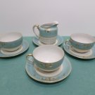 Vintage Occupied Japan CPO hand painted cups, saucers and creamer