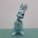 Vintage Easter Bunny Rabbit Chalkware Plaster Bobble Head Nodder