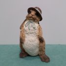 Brown Rabbit Figurine made of plaster
