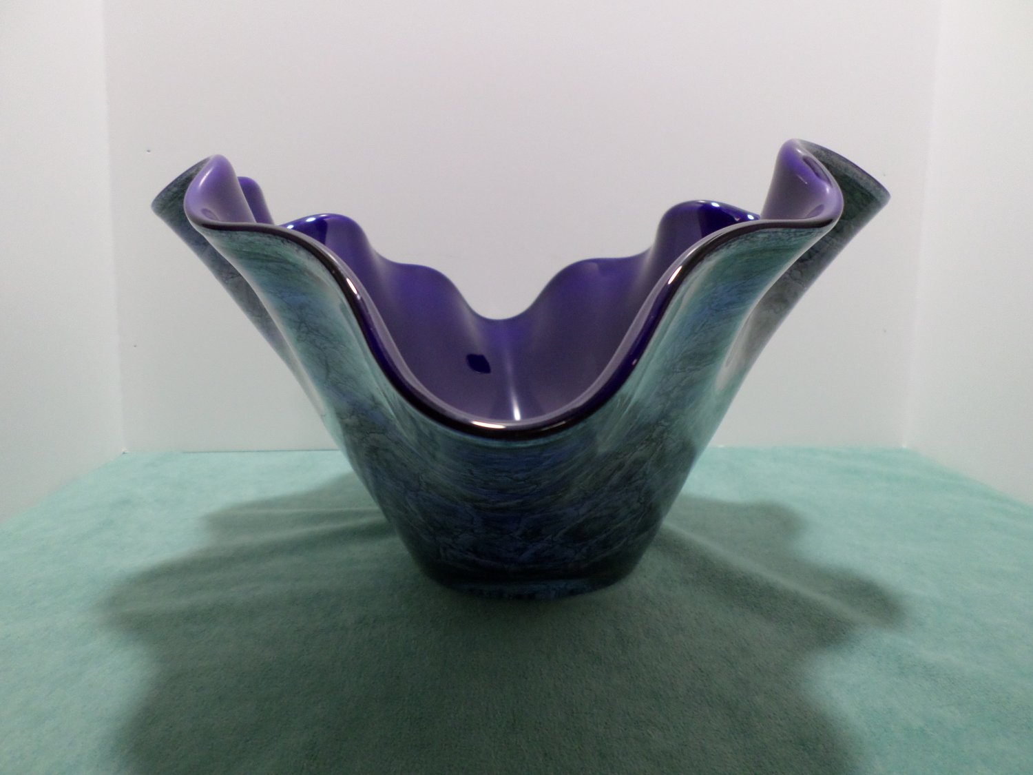 Vintage Jozefina Krosno Center Piece Bowl Hand Made in Poland