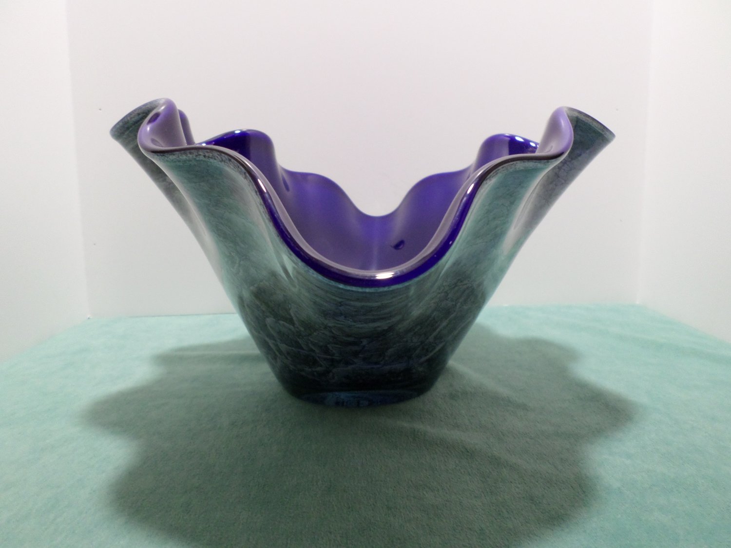 Vintage Jozefina Krosno Center Piece Bowl Hand Made in Poland