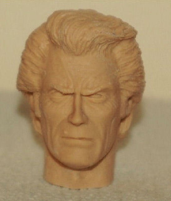 1/6 SCALE CUSTOM CLINT EASTWOOD FIGURE ACTION HEAD # 2!