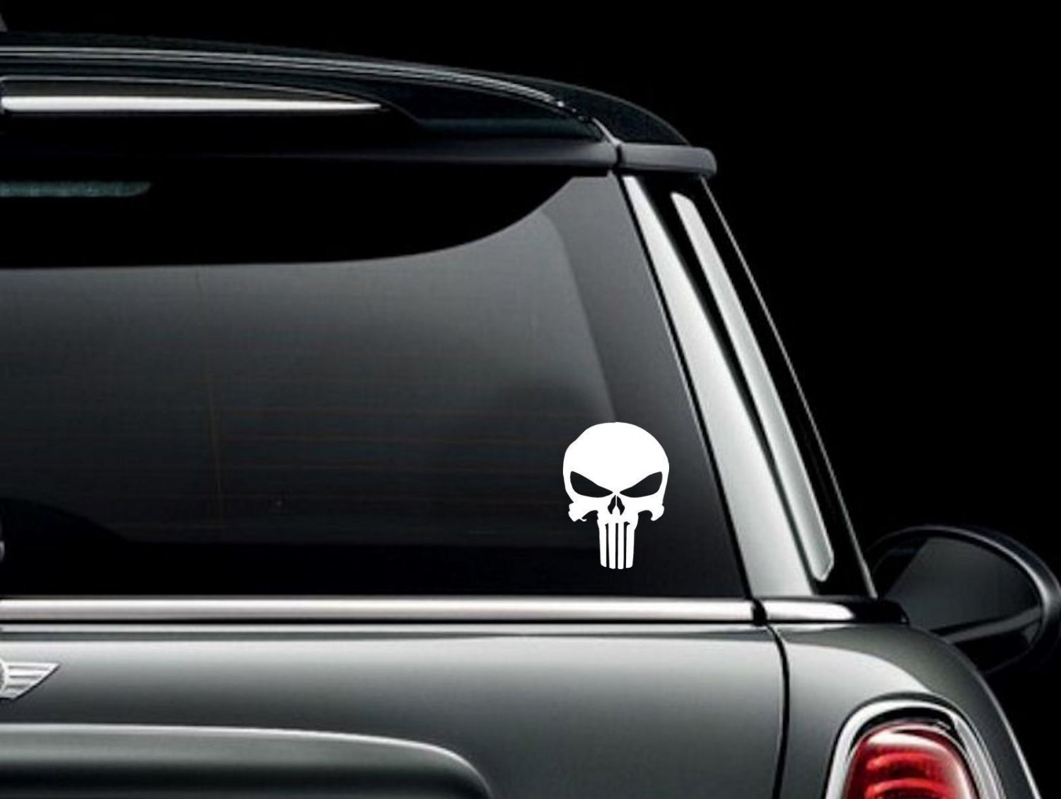 Punisher Skull Die Cut Vinyl Car Truck Window Bumper Sticker Decal Us