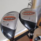 WILSON STAFF MULTI METAL METAL 3 & 4 Hybrid Golf Clubs GRAPHITE SHAFTS