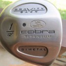 GOLF CLUB LADY COBRA GRAVITY BACK BIMETAL GRAPHITE (Lady Flex) Shaft  Loft 12°