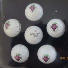 Golf Balls 6 Ct Spalding Brand Top-Flite Tour  NEW IN BOX California Logo White