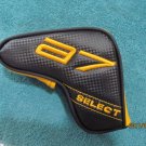 NEW ADAMS GOLF A 7 SELECT blade putter head cover GOLF CLUB YELLOW & BLACK