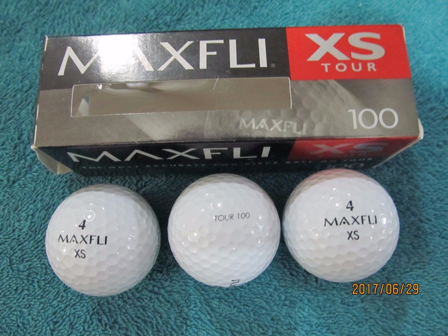 maxfli xs tour golf balls