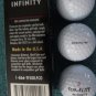 12 (1 DOZEN) NEW White Top Flite Infinity Buttery Feel Golf Balls NO LOGO SPIN