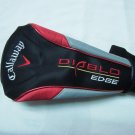 CALLAWAY Diablo Edge DRIVER HEADCOVER HEAD COVER - BLACK & RED - VG