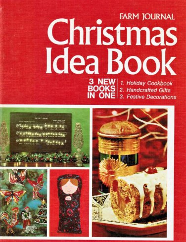Farm Journal Christmas Idea Book 3 New Books in One Cookbook, Crafting, Decor