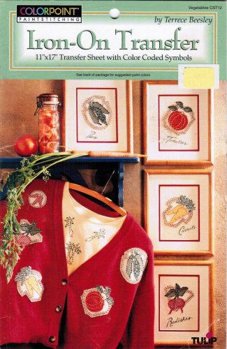 ColorPoint Paintstitching Iron On Transfer Vegetables CST12